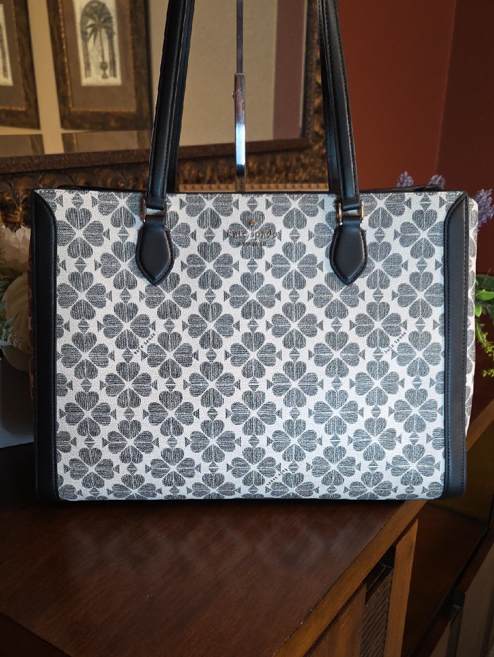Kate Spade Floral East West Laptop Tote NWOT